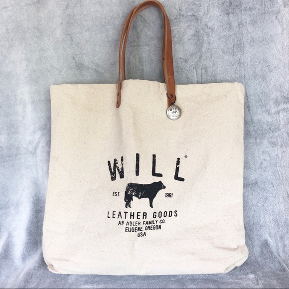 New Will Leather Goods XL Canvas Bag - Picture 2 of 8